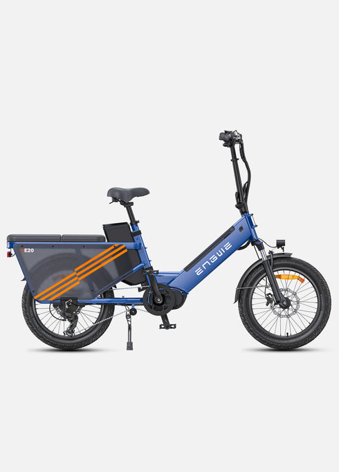 ENGWE LE20 | Bicicletta Elettrica | Step-Thru Cargo | Versatile | Motore centrale 250W | Sensore di coppia | GARANZIA ITALIANA