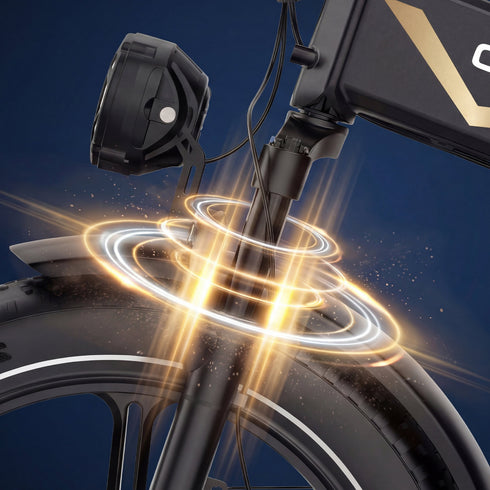 OVIVO V2 2.0 | Bicicletta Elettrica Pieghevole | Versatile | Motore BAFANG 250W | 48V 18Ah | Freni Idraulici | 25km/h | Autonomia 90-120Km| GARANZIA ITALIANA