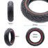 PNEUMATICO pieno gomma solida ruota 10x2.5-6.1 / 255x80 /B34 pollici cerchi da 34mm per monopattino Kugoo Kirin KuKirin M4/M4 Pro/KUKIRIN G2 MAX/KUKIRIN G3 PRO e altri scooters linea rossa