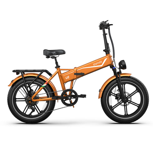OVIVO V2 2.0 | Bicicletta Elettrica Pieghevole | Versatile | Motore BAFANG 250W | 48V 18Ah | Freni Idraulici | 25km/h | Autonomia 90-120Km| GARANZIA ITALIANA