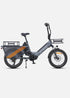 ENGWE LE20 | Bicicletta Elettrica | Step-Thru Cargo | Versatile | Motore centrale 250W | Sensore di coppia | GARANZIA ITALIANA