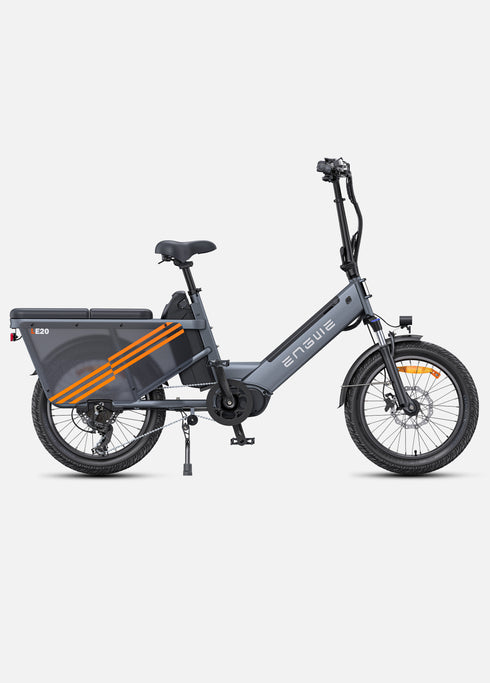 ENGWE LE20 | Bicicletta Elettrica | Step-Thru Cargo | Versatile | Motore centrale 250W | Sensore di coppia | GARANZIA ITALIANA