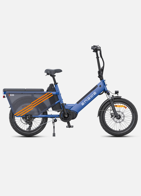 ENGWE LE20 | Bicicletta Elettrica | Step-Thru Cargo | Versatile | Motore centrale 250W | Sensore di coppia | GARANZIA ITALIANA
