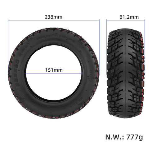 Pneumatico TUBELESS OFFROAD 255x80 pollici per per KuKirin M4/M4 Pro/G2 MAX/G3 PRO, Joyor, Dualtron e altri Scooter