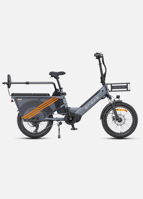 ENGWE LE20 | Bicicletta Elettrica | Step-Thru Cargo | Versatile | Motore centrale 250W | Sensore di coppia | GARANZIA ITALIANA