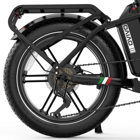 OVIVO C2 PRO | Bicicletta Elettrica Pieghevole | Versatile | Motore BAFANG 250W | 48V 18Ah | Freni Idraulici | 25km/h | Autonomia 90-120Km | GARANZIA ITALIANA