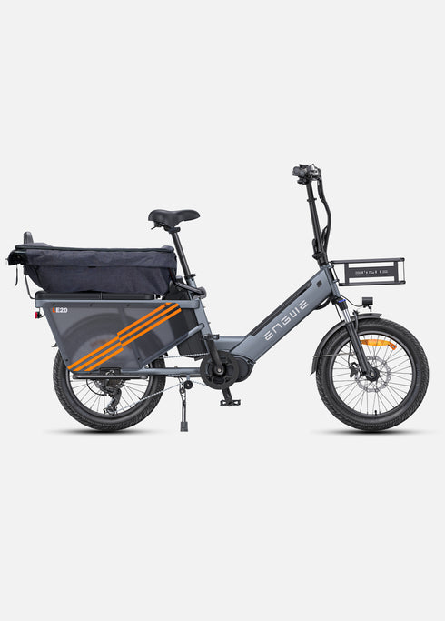 ENGWE LE20 | Bicicletta Elettrica | Step-Thru Cargo | Versatile | Motore centrale 250W | Sensore di coppia | GARANZIA ITALIANA