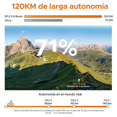 ENGWE EP-2 3.0 Boost | Bicicletta Elettrica Pieghevole | Motore 250W | Sensore di coppia | Freni Idraulici | GARANZIA ITALIANA e 100% A NORMA