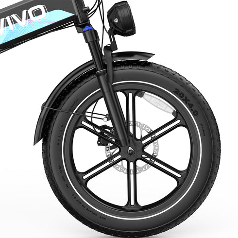 OVIVO HYPER V2 PRO | Bicicletta Elettrica Pieghevole | Versatile | Motore BAFANG 250W | 48V 20Ah | Freni Idraulici | 25km/h | Autonomia 100-130Km| GARANZIA ITALIANA