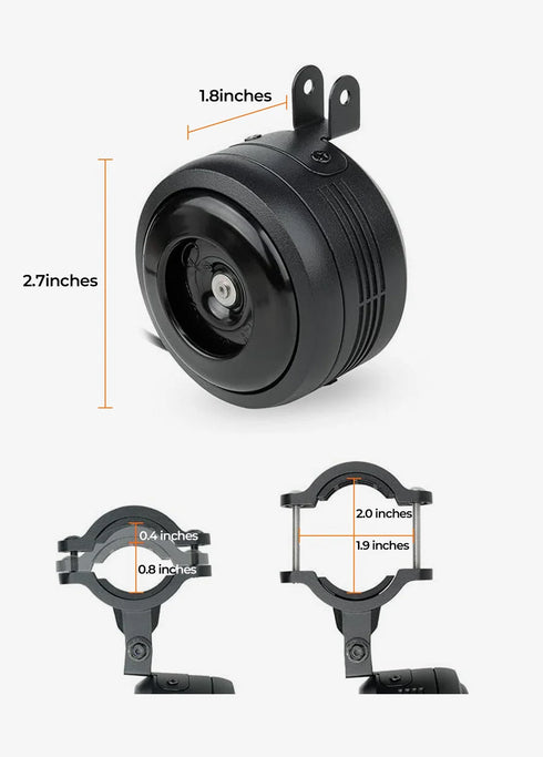 Allarme antifurto a vibrazione impermeabile ENGWE con ricarica USB