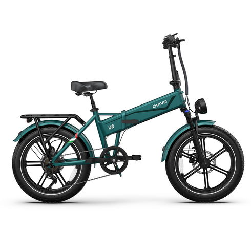 OVIVO V2 2.0 | Bicicletta Elettrica Pieghevole | Versatile | Motore BAFANG 250W | 48V 18Ah | Freni Idraulici | 25km/h | Autonomia 90-120Km| GARANZIA ITALIANA