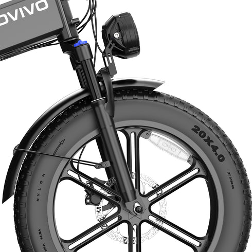 OVIVO V2 PRO 2.0 | Bicicletta Elettrica Pieghevole | Versatile | Motore BAFANG 250W | 48V 20Ah | Freni Idraulici | 25km/h | Autonomia 100-130Km| GARANZIA ITALIANA