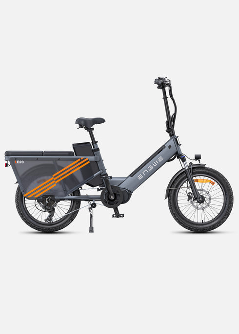 ENGWE LE20 | Bicicletta Elettrica | Step-Thru Cargo | Versatile | Motore centrale 250W | Sensore di coppia | GARANZIA ITALIANA
