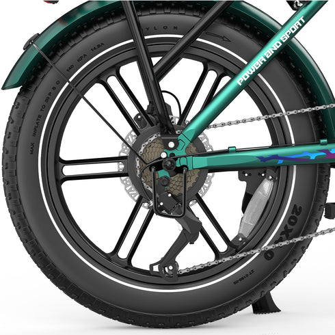 OVIVO HYPER V2 | Bicicletta Elettrica Pieghevole | Versatile | Motore BAFANG 250W | 48V 18Ah | Freni Idraulici | 25km/h | Autonomia 90-20Km| GARANZIA ITALIANA