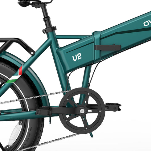 OVIVO V2 2.0 | Bicicletta Elettrica Pieghevole | Versatile | Motore BAFANG 250W | 48V 18Ah | Freni Idraulici | 25km/h | Autonomia 90-120Km| GARANZIA ITALIANA