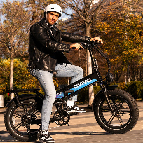 OVIVO HYPER V2 PRO | Bicicletta Elettrica Pieghevole | Versatile | Motore BAFANG 250W | 48V 20Ah | Freni Idraulici | 25km/h | Autonomia 100-130Km| GARANZIA ITALIANA