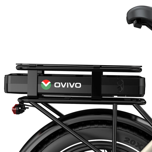 OVIVO C1 MAX | Bicicletta Elettrica Pieghevole | Versatile | Motore BAFANG 250W | 48V 13Ah+10.4Ah | Freni Idraulici | 25km/h | Autonomia 100-140Km | GARANZIA ITALIANA