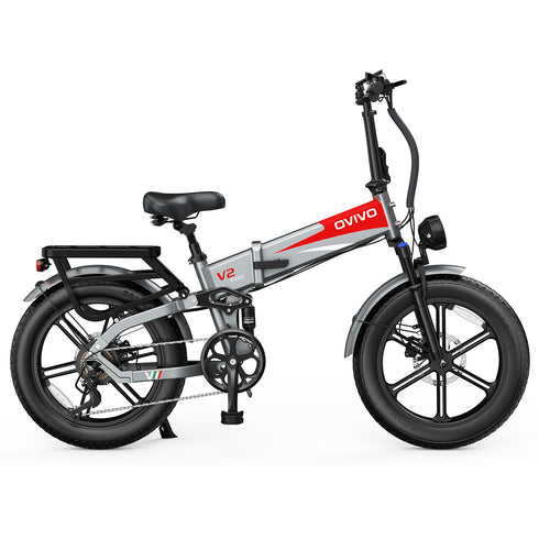 OVIVO V2 PRO 2.0 | Bicicletta Elettrica Pieghevole | Versatile | Motore BAFANG 250W | 48V 20Ah | Freni Idraulici | 25km/h | Autonomia 100-130Km| GARANZIA ITALIANA