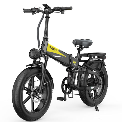 OVIVO V2 PRO 2.0 | Bicicletta Elettrica Pieghevole | Versatile | Motore BAFANG 250W | 48V 20Ah | Freni Idraulici | 25km/h | Autonomia 100-130Km| GARANZIA ITALIANA