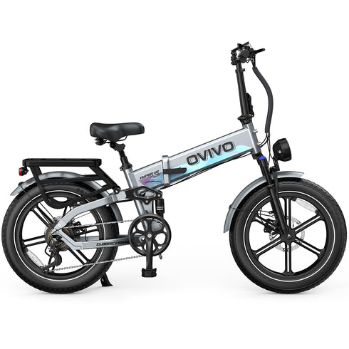 OVIVO HYPER V2 PRO | Bicicletta Elettrica Pieghevole | Versatile | Motore BAFANG 250W | 48V 20Ah | Freni Idraulici | 25km/h | Autonomia 100-130Km| GARANZIA ITALIANA