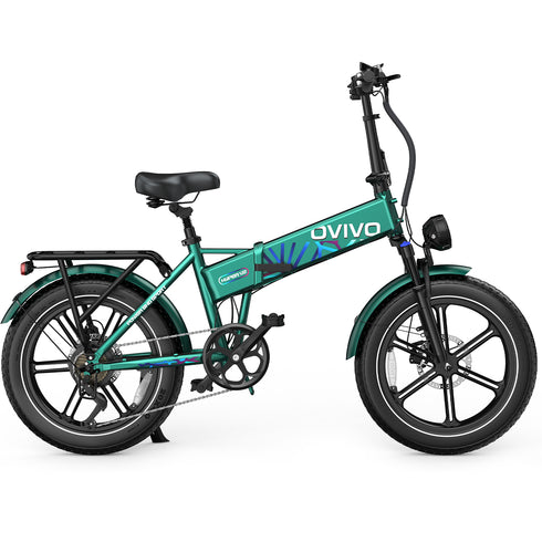 OVIVO HYPER V2 | Bicicletta Elettrica Pieghevole | Versatile | Motore BAFANG 250W | 48V 18Ah | Freni Idraulici | 25km/h | Autonomia 90-20Km| GARANZIA ITALIANA