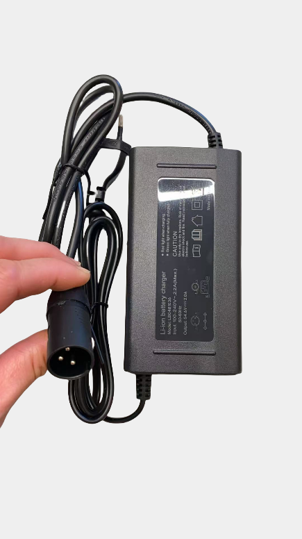 Alimentatore 54,6V 1,8A Per EBike, Batterie 48V, Con Connettore 3 Pin XLR, Perfetto Per Ricarica