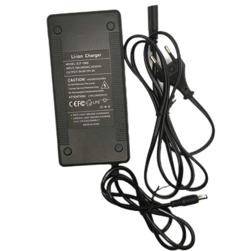 Carica batteria 54.6V 2A/3A (connettore DC 5.5x2.1mm) compatibile per bicicletta elettrica ENGWE EP-2 Pro/EP-2 Pro EU/Engine Pro/Engine X/M20 - Compatibile con altri modelli