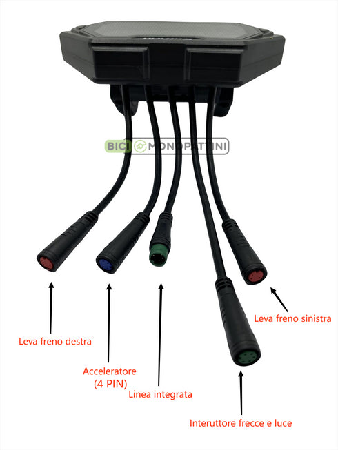 Display  (accelaratore con 4 Pin) ORIGINALE per Kugoo Kukirin G2 Max e Kukirin G2 Pro (VERSIONE B) Monopattino Elettrico