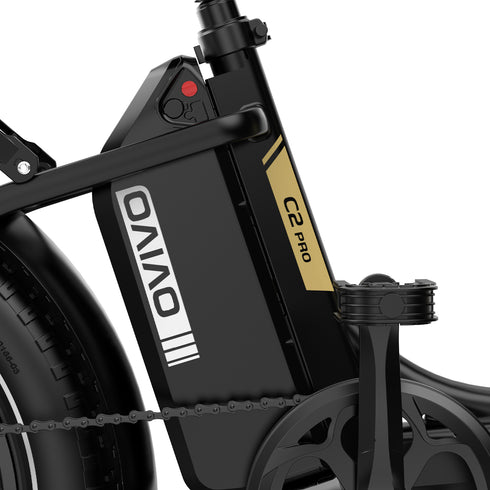 OVIVO C2 PRO | Bicicletta Elettrica Pieghevole | Versatile | Motore BAFANG 250W | 48V 18Ah | Freni Idraulici | 25km/h | Autonomia 90-120Km | GARANZIA ITALIANA