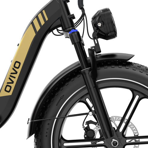 OVIVO C2 PRO | Bicicletta Elettrica Pieghevole | Versatile | Motore BAFANG 250W | 48V 18Ah | Freni Idraulici | 25km/h | Autonomia 90-120Km | GARANZIA ITALIANA