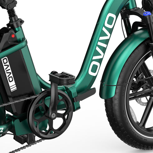 OVIVO NEO C2 | Bicicletta Elettrica Pieghevole | Versatile | Motore BAFANG 250W | 48V 18Ah | Freni Idraulici | 25km/h | Autonomia 90-120Km | GARANZIA ITALIANA