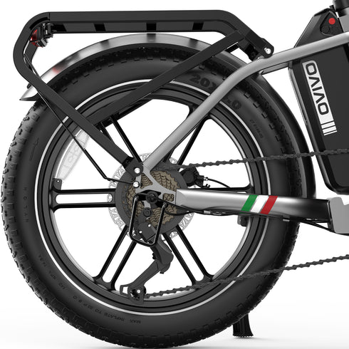 OVIVO C2 PRO | Bicicletta Elettrica Pieghevole | Versatile | Motore BAFANG 250W | 48V 18Ah | Freni Idraulici | 25km/h | Autonomia 90-120Km | GARANZIA ITALIANA