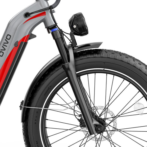 OVIVO V6 PRO | Bicicletta Elettrica Pieghevole | Versatile | Motore BAFANG 250W | 48V 20Ah | Freni Idraulici | 25km/h | Autonomia 120-150Km | GARANZIA ITALIANA