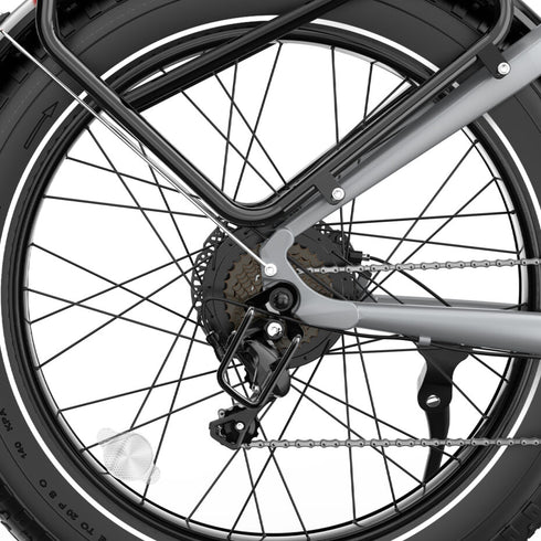 OVIVO V6 PRO | Bicicletta Elettrica Pieghevole | Versatile | Motore BAFANG 250W | 48V 20Ah | Freni Idraulici | 25km/h | Autonomia 120-150Km | GARANZIA ITALIANA