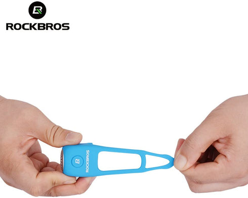 ROCKBROS Campanello Elettrico per Bicicletta e monopattino MTB Impermeabile IPX4 in Gel di Silicone Elastico 80db
