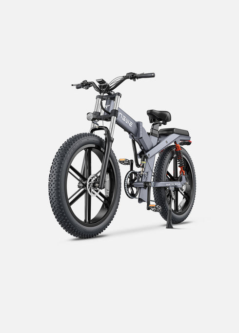 ENGWE X26 | Bicicletta elettrica | Pieghevole | Ruote Fat 26"x4 | 48V 28Ah doppia batteria | Freni idraulici | Tre ammortizzatori | GARANZIA ITALIANA