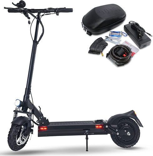 JOYOR Y6-S Monopattino Elettrico + kit accessori (borsa,lucchetto, camera d'aria) | 500W 48V 18 Ah | Ruote da 10" | Autonomia 70km