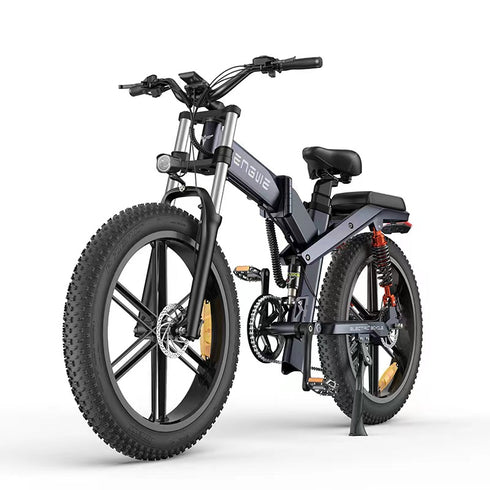 ENGWE X26 | Bicicletta elettrica | Pieghevole | Ruote Fat 26"x4 | 48V 28Ah doppia batteria | Freni idraulici | Tre ammortizzatori | GARANZIA ITALIANA