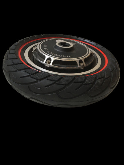 PNEUMATICO pieno gomma solida ruota 10x2.5 pollici cerchi da 34mm per monopattino Kugoo Kirin KuKirin M4/M4 Pro/KUKIRIN G2 MAX/KUKIRIN G3 PRO e altri scooters linea rossa