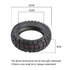 Pneumatico 10x3.0 pollici 255x80 fuoristrada 80/65-6 per Kugoo Kirin KuKirin M4/M4 Pro/G2 MAX/G3 PRO, Joyor, Dualtron e altri Scooter