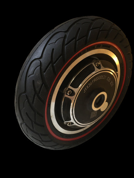 PNEUMATICO pieno gomma solida ruota 10x2.5 pollici cerchi da 34mm per monopattino Kugoo Kirin KuKirin M4/M4 Pro/KUKIRIN G2 MAX/KUKIRIN G3 PRO e altri scooters linea rossa