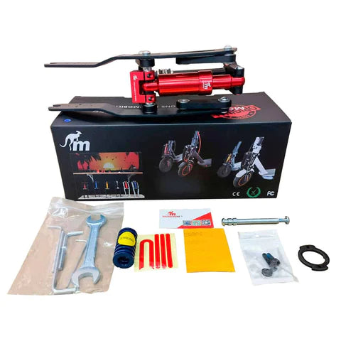 Ammortizzatore e sospensione MONORIM V4 (Black/Red) per monopattino elettrico XIAOMI M365/M365 Pro/1S/Pro 2/Essential