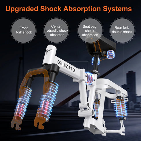 ENGWE T14 | Bicicletta elettrica | Ruote 14" | Motore 250W | 48V 10Ah | 25km/h | Autonomia 80km | GARANZIA ITALIANA