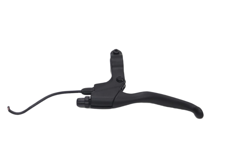 Set Manopole E Leve Freno Per Scooter Elettrico Citycoco - Ricambi In Metallo Argento - 1 Set Completo