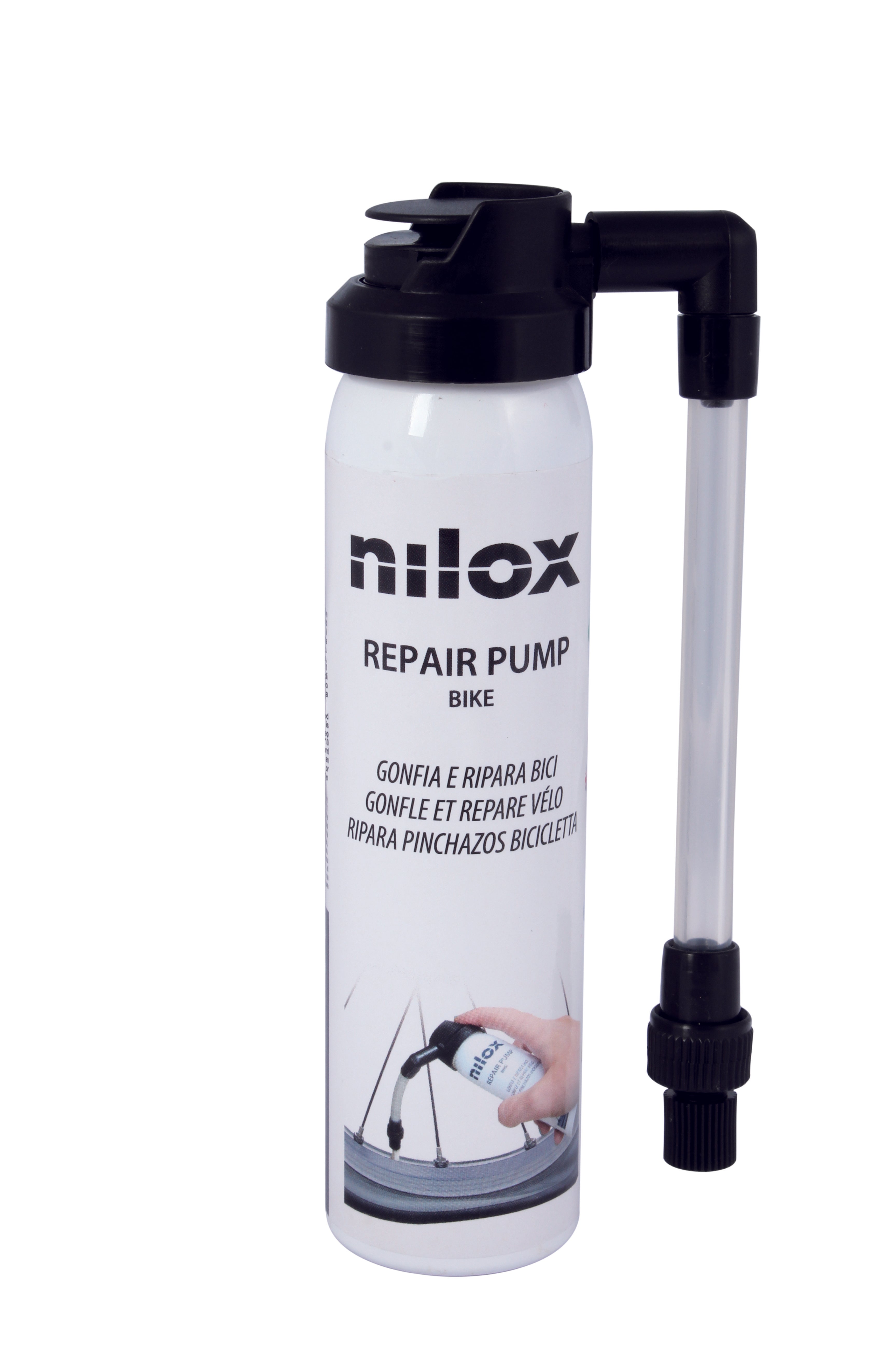 Gonfia e ripara Nilox da 75ml - per bici/e-bike - Italia – BicieMonopattini